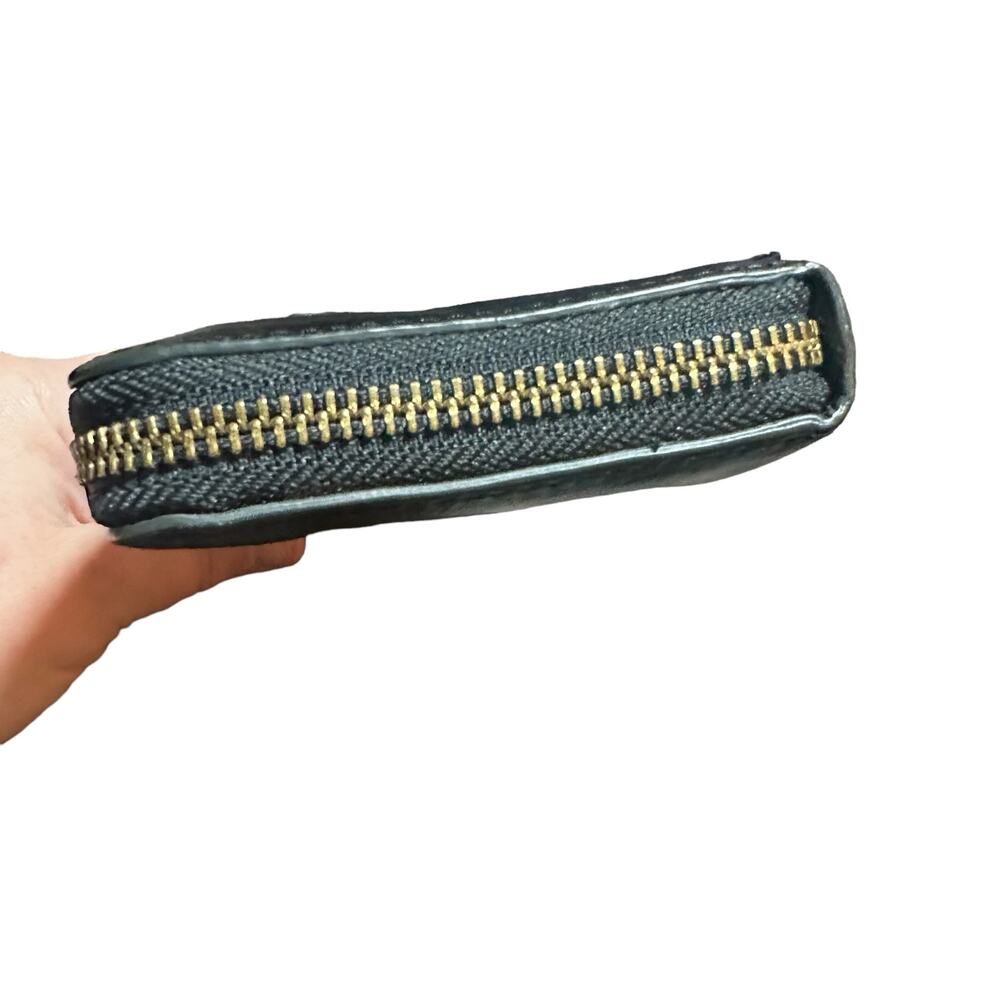 Fossil Zip Around Leather Wallet Multiple Card Sl… - image 3